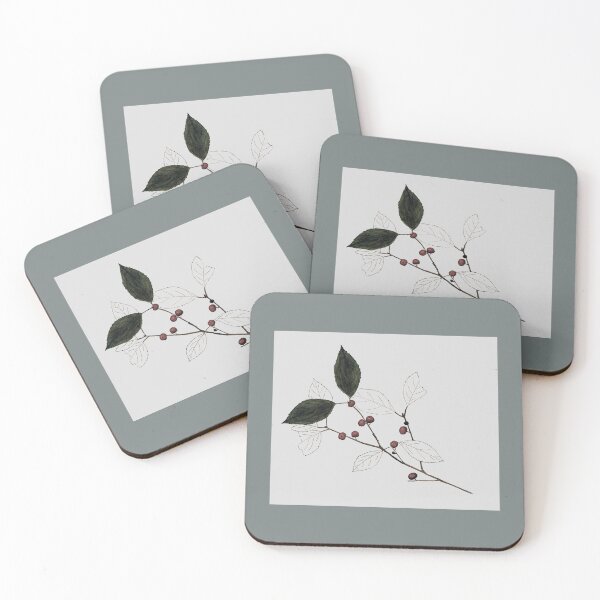 Item preview, Watercolor red berries  designed and sold by AR-shop.