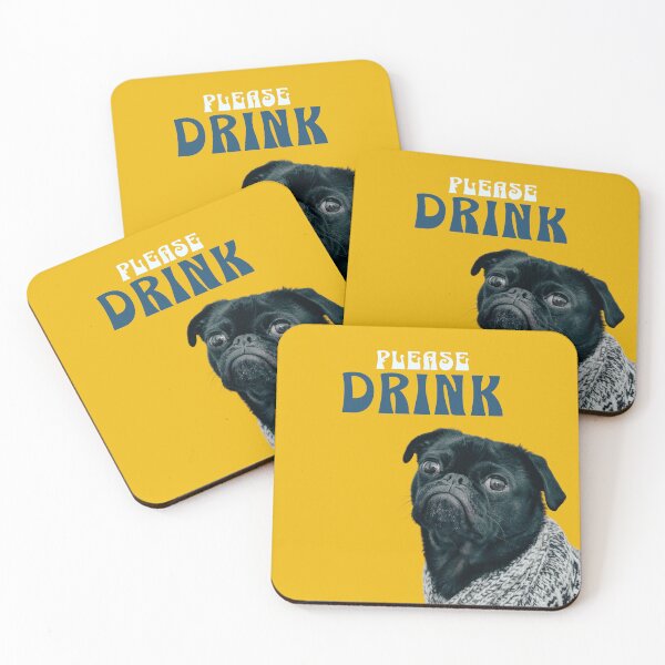 Item preview, Visafrica the dog is asking for a drink designed and sold by VISAFRICA.