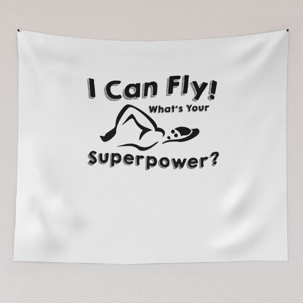 Item preview, Swim I Can Fly! What's Your Superpower? designed and sold by Seas Wanda.