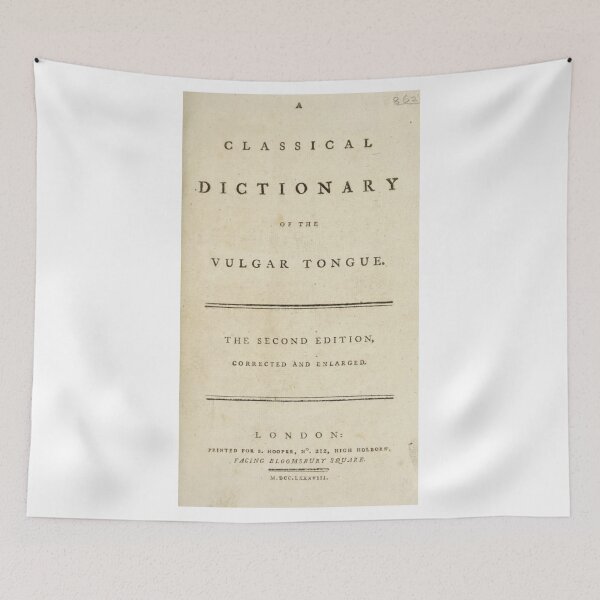 Item preview, A Classical Dictionary of the Vulgar Tounge  designed and sold by Anathea Utley.