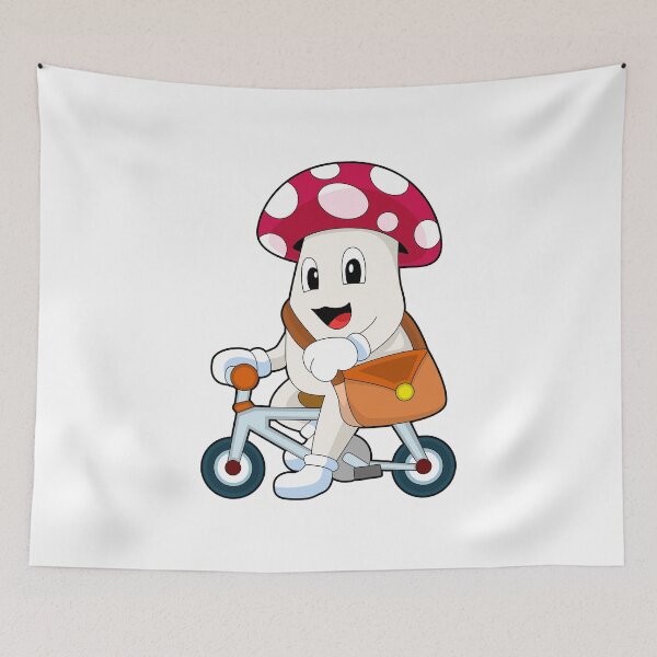 Item preview, Mushroom Bicycle Purse designed and sold by Snabdesign84.
