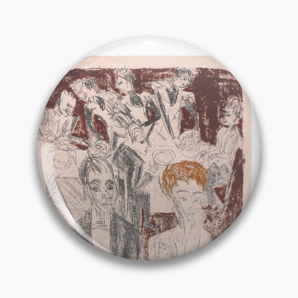 Item preview, Ernst Ludwig Kirchner  At the Table (1916) designed and sold by TeeARTHY.
