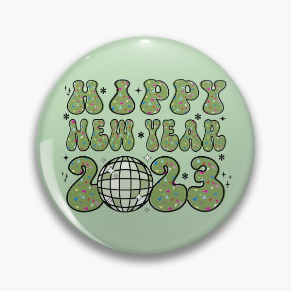 Item preview, Hippy New Year 2023 designed and sold by Blended Designs ⭐⭐⭐⭐⭐.