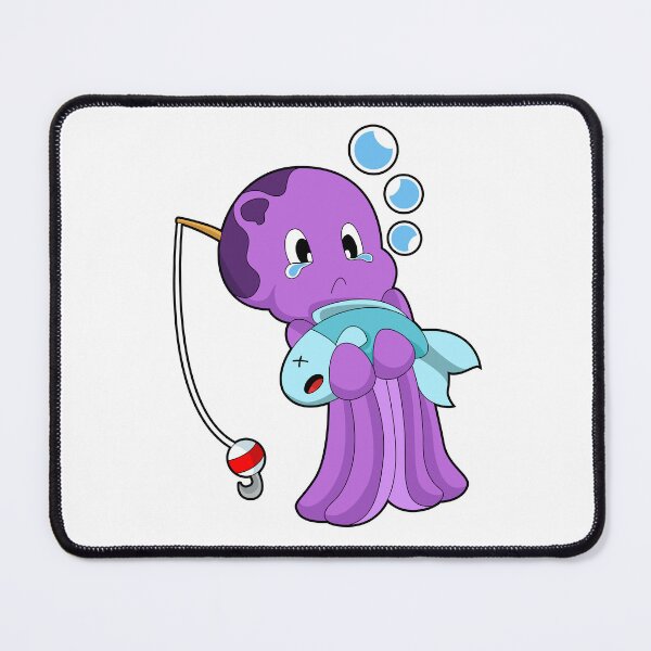 Item preview, Octopus Fishing Fish Fishing rod designed and sold by Snabdesign84.