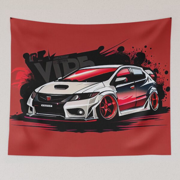 Artikelvorschau, Lackierung eines Honda Civic mk8 typeR entworfen und verkauft von MotivStyle.
