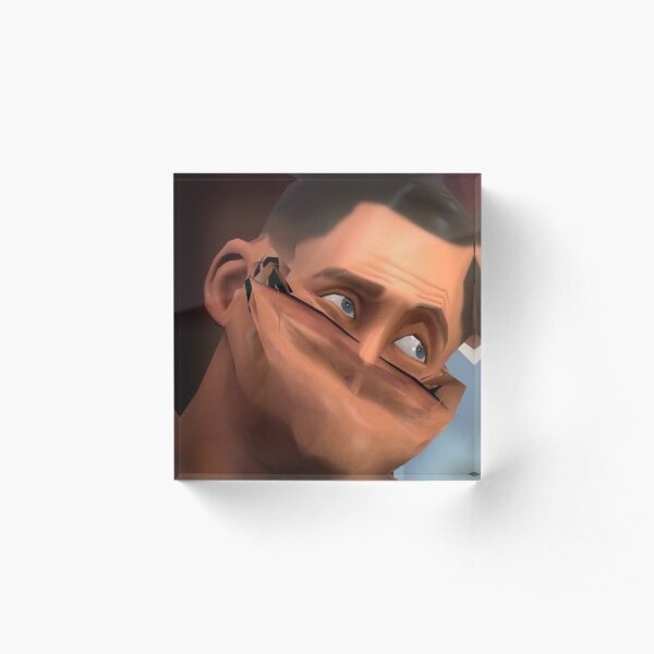Team Fortress 2 TF2 Scout Face Acrylic Block