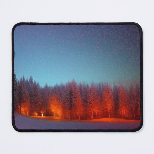 Item preview, Ethereal Landscape Winter Inspirational Paintings Blue Sky designed and sold by AYACHI90.