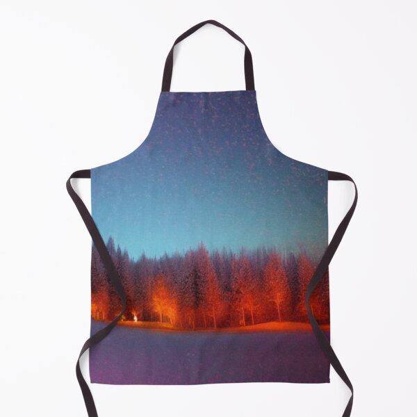 Item preview, Ethereal Landscape Winter Inspirational Paintings Blue Sky designed and sold by AYACHI90.