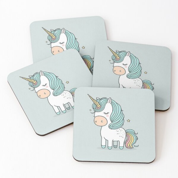 Item preview, Cute Cartoon Unicorn - Prints for Kids designed and sold by Mitch-Angelo.