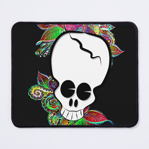 Item preview, Floral Skull designed and sold by artesilenciosa.