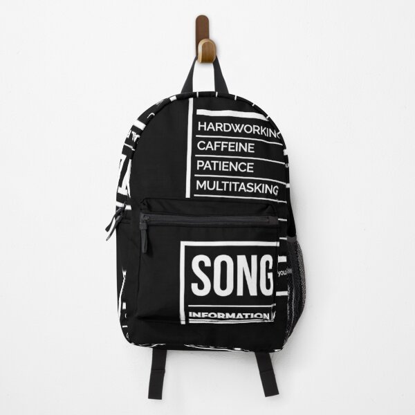 Item preview, Song Writer Funny Song Writing Nutrition Label For Women Classic T-Shirt designed and sold by saelihuyghem.