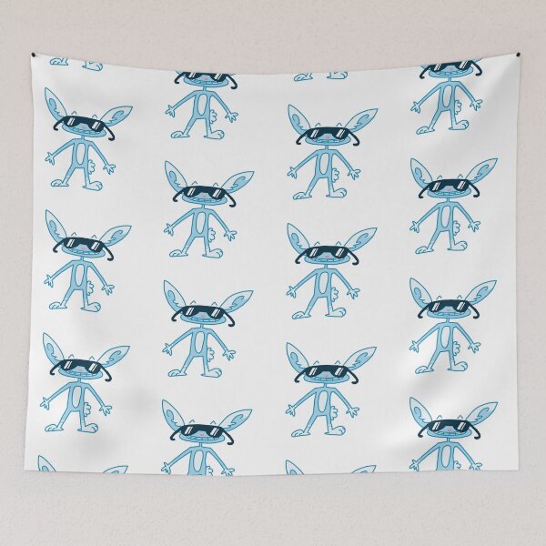 Item preview, Cute Cool Blue Bunny With Glasses designed and sold by Jellibeany.