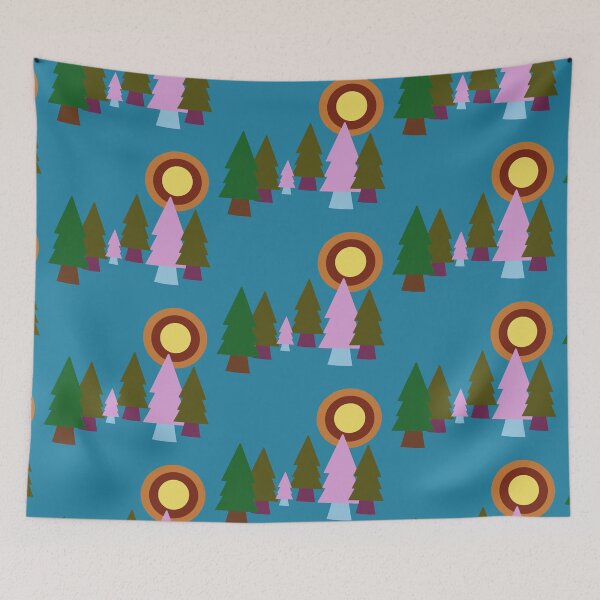 Item preview, Evergreen Forest Sunrise - Pattern designed and sold by jolabrese.