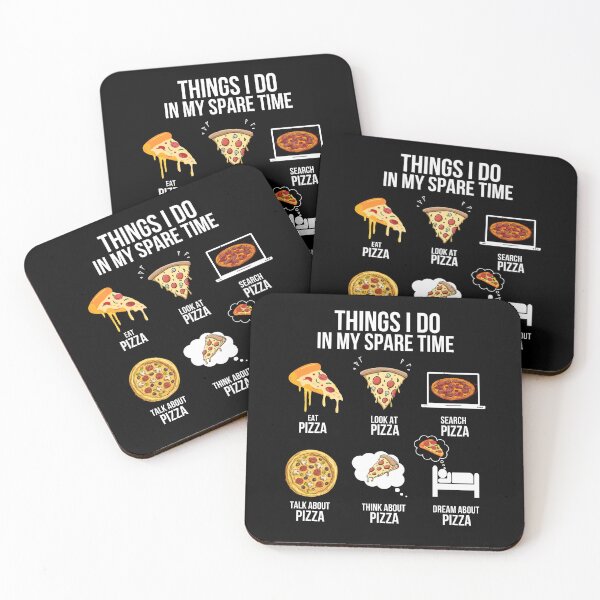 Item preview, Things I do in my spare time - Crazy Pizza lover designed and sold by diip.
