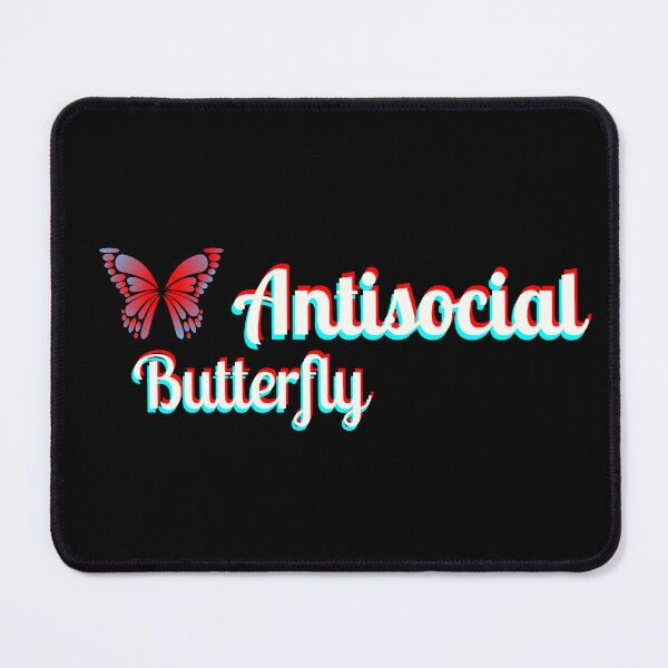 Item preview, Antisocial butterfly | relatable introvert problems. | relatable introvert quotes designed and sold by Confusion-Human.
