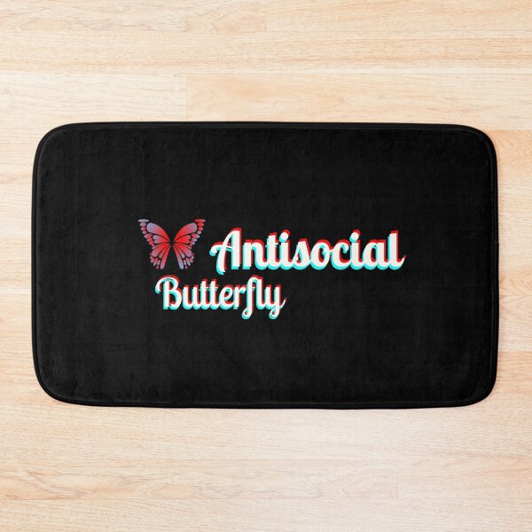 Item preview, Antisocial butterfly | relatable introvert problems. | relatable introvert quotes designed and sold by Confusion-Human.