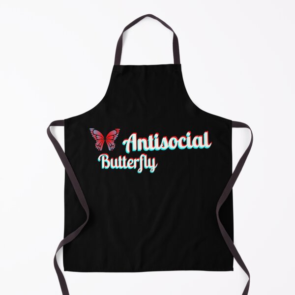 Item preview, Antisocial butterfly | relatable introvert problems. | relatable introvert quotes designed and sold by Confusion-Human.