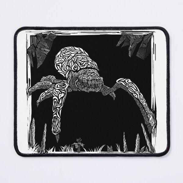 Item preview, Steeve Ink Linocut Style Cutout Print with Frame designed and sold by katrinaroman.