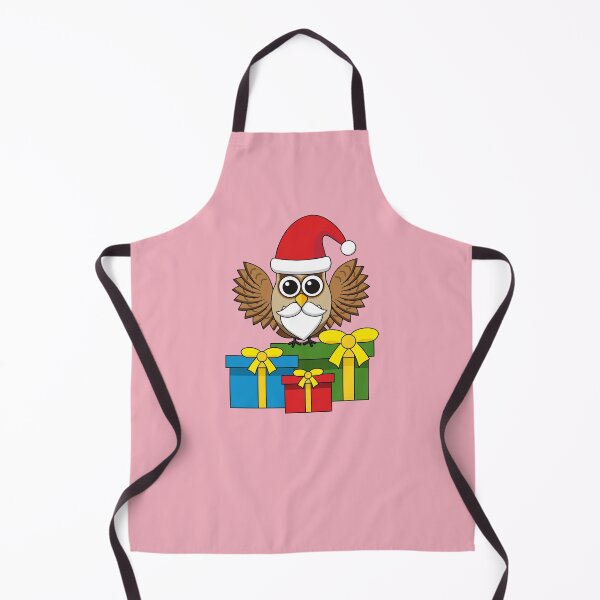 Item preview, Santa Claus Owl with Presents designed and sold by BirdAtWork.
