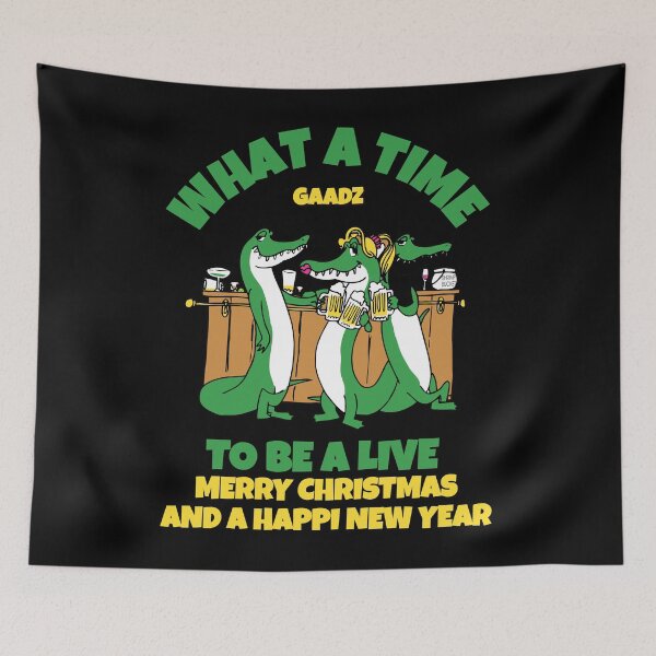 Item preview, WHAT A TIME TO BE ALIVE MERRY CHRISTMAS AND A HAPPY NEW YEAR designed and sold by GAADesignz.