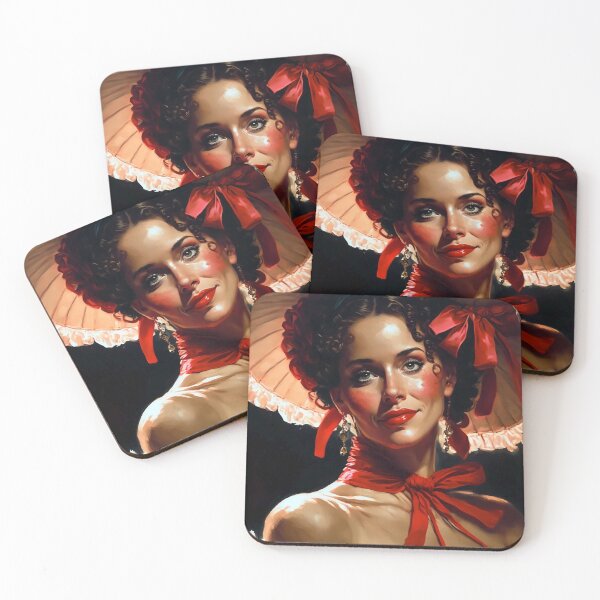 Item preview, French Cancan Girl - Oil Paint Paris 1955 designed and sold by Mitch-Angelo.
