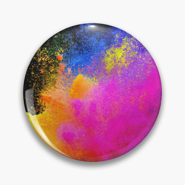 Item preview, Bright coloured powder explosion on a black background illustration designed and sold by Graphics By Craig.