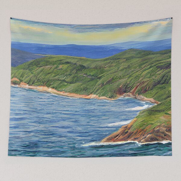Item preview, Cabot Trail Cape Breton Nova Scotia Digital Painting designed and sold by Alt-Art-Digital.