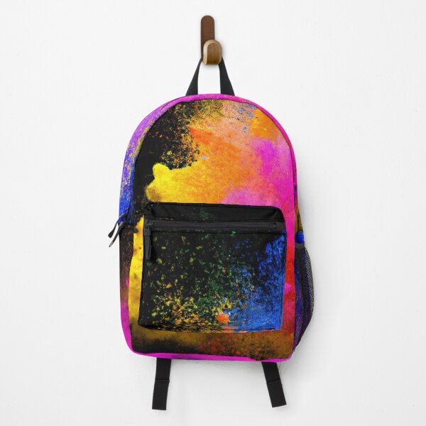 Item preview, Bright coloured powder explosion on a black background illustration designed and sold by Graphics By Craig.