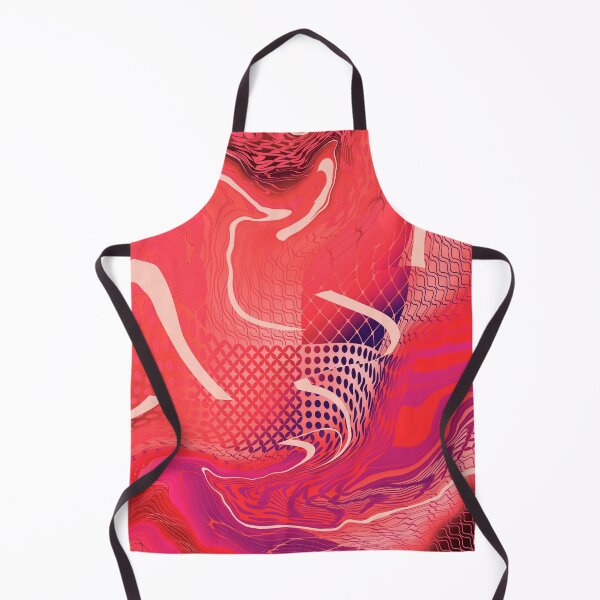 Item preview, Geometric trippy glitch retro Design red designed and sold by TipTopTapo.