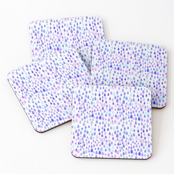 Item preview, Retro Raindrops in purple designed and sold by MichaelEpp.