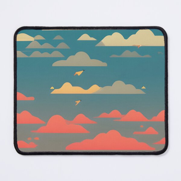 Item preview, Abstract clouds and birds in the sky designed and sold by avlajcevic.