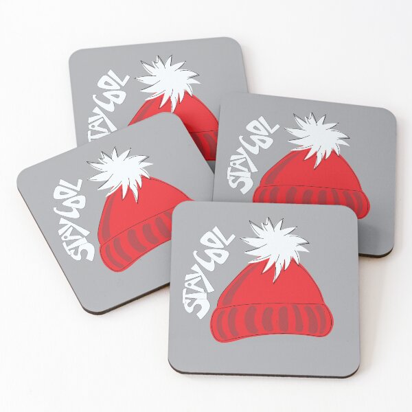 Item preview, Whimsical cartoon toque with Stay Cool illustrated text  designed and sold by AngelDawnDesign.
