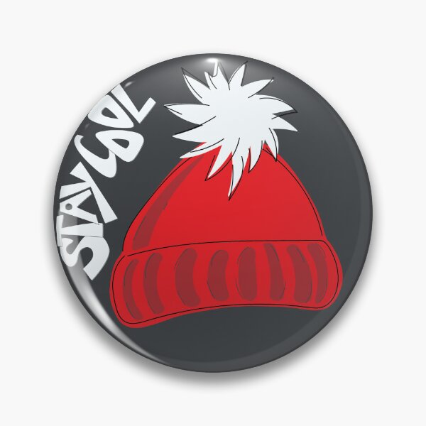 Item preview, Gorro de dibujos animados extravagante con texto ilustrado Stay Cool designed and sold by AngelDawnDesign.