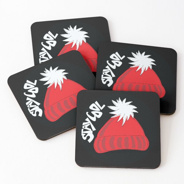 Item preview, Whimsical cartoon toque with Stay Cool illustrated text  designed and sold by AngelDawnDesign.