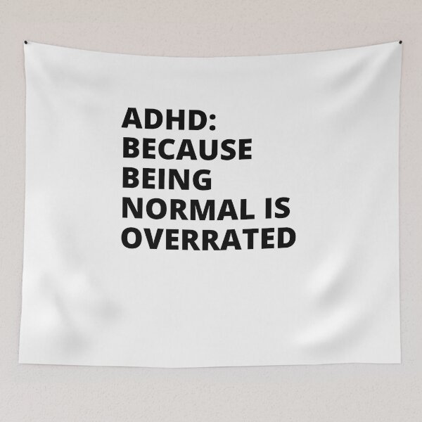 Item preview, ADHD Joke designed and sold by BuraxisQuotes.