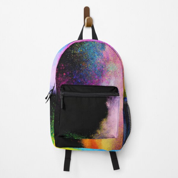 Item preview, Bright coloured powder explosion on a black background illustration designed and sold by Graphics By Craig.