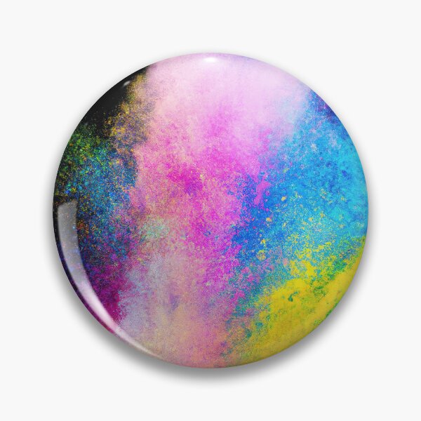 Item preview, Bright coloured powder explosion on a black background illustration designed and sold by Graphics By Craig.
