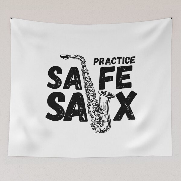 Item preview, Practice Safe Sax Saxophone Essential designed and sold by knapst.