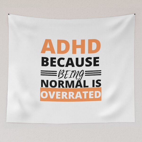 Item preview, ADHD Joke designed and sold by BuraxisQuotes.