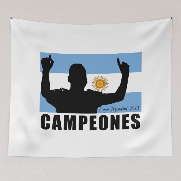 Item preview, Argentina Wins the World Cup 2022 - Campeones designed and sold by NickiPost.