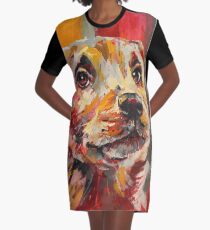 Labrador Graphic T-Shirt Dress
