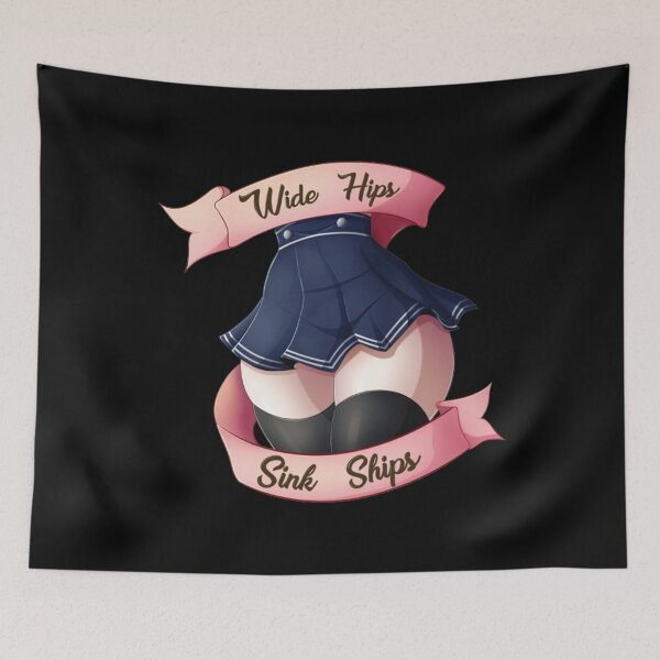 Item preview, wide hips sink ships designed and sold by teeshops.