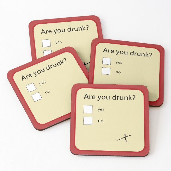 Item preview, Are you drunk? Joke questionnaire!  designed and sold by Kim Arnott.