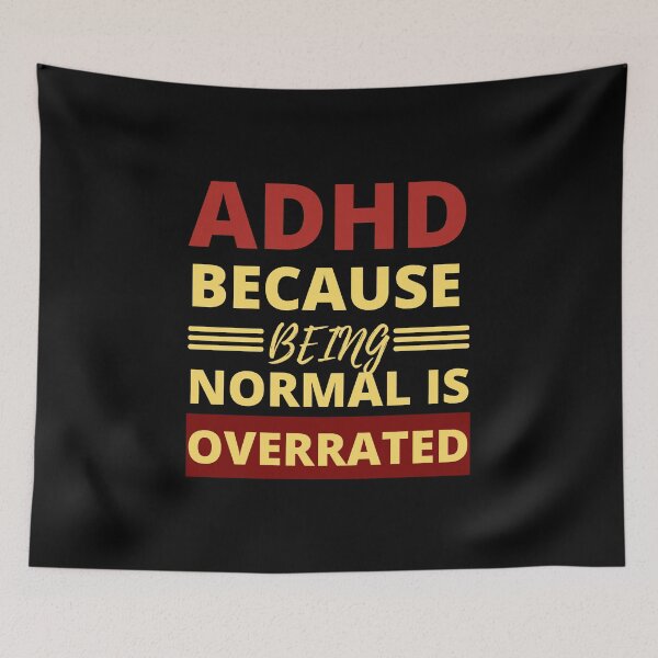Item preview, ADHD Joke designed and sold by BuraxisQuotes.