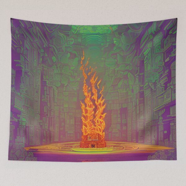 Item preview, An Offering to the Fire Gods designed and sold by EsoteraArt.