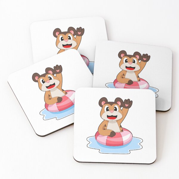 Item preview, Meerkat Swimming Lifebuoy designed and sold by Snabdesign84.