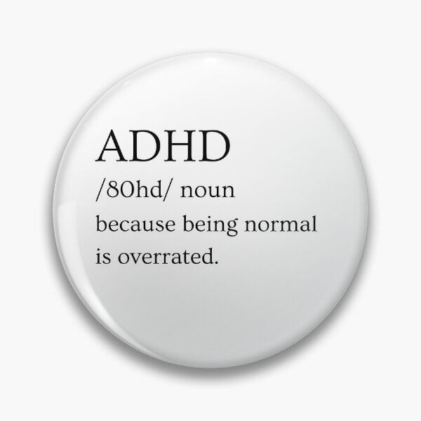Item preview, ADHD Joke designed and sold by BuraxisQuotes.