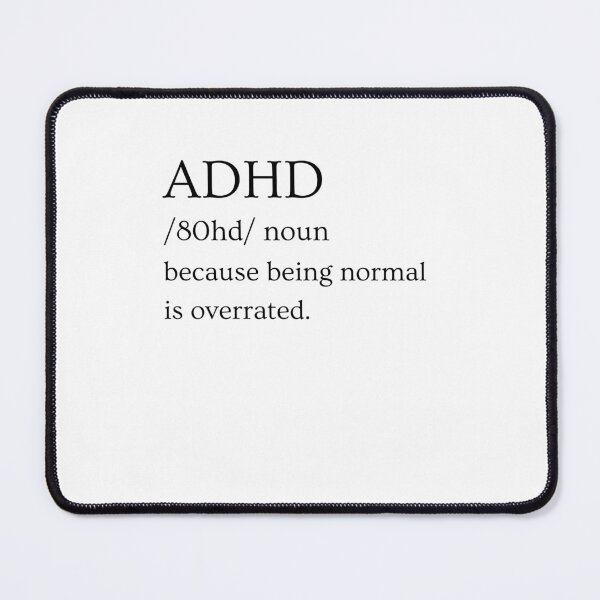 Item preview, ADHD Joke designed and sold by BuraxisQuotes.