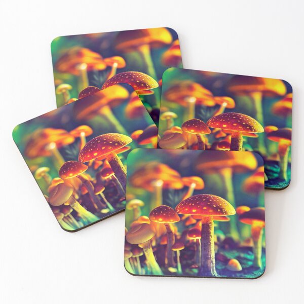Item preview,  Magic mushrooms in the forest. designed and sold by Maniock.