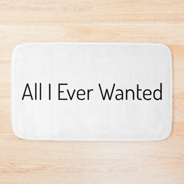 Item preview, "All I Ever Wanted" | Minimalist Font Calligraphy designed and sold by BunchOfWords.